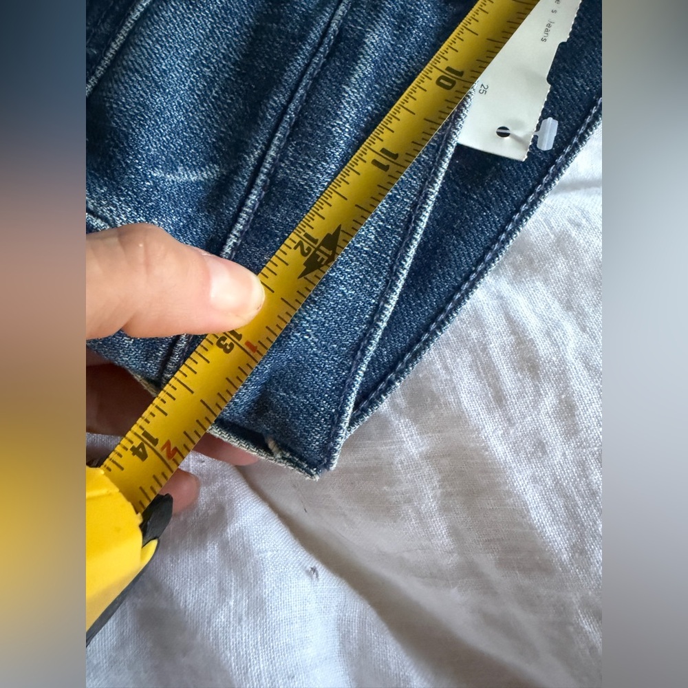 Rare Y2K Nwt 7 for all Mankind Boy cut jeans size 25 - Picture 7 of 10